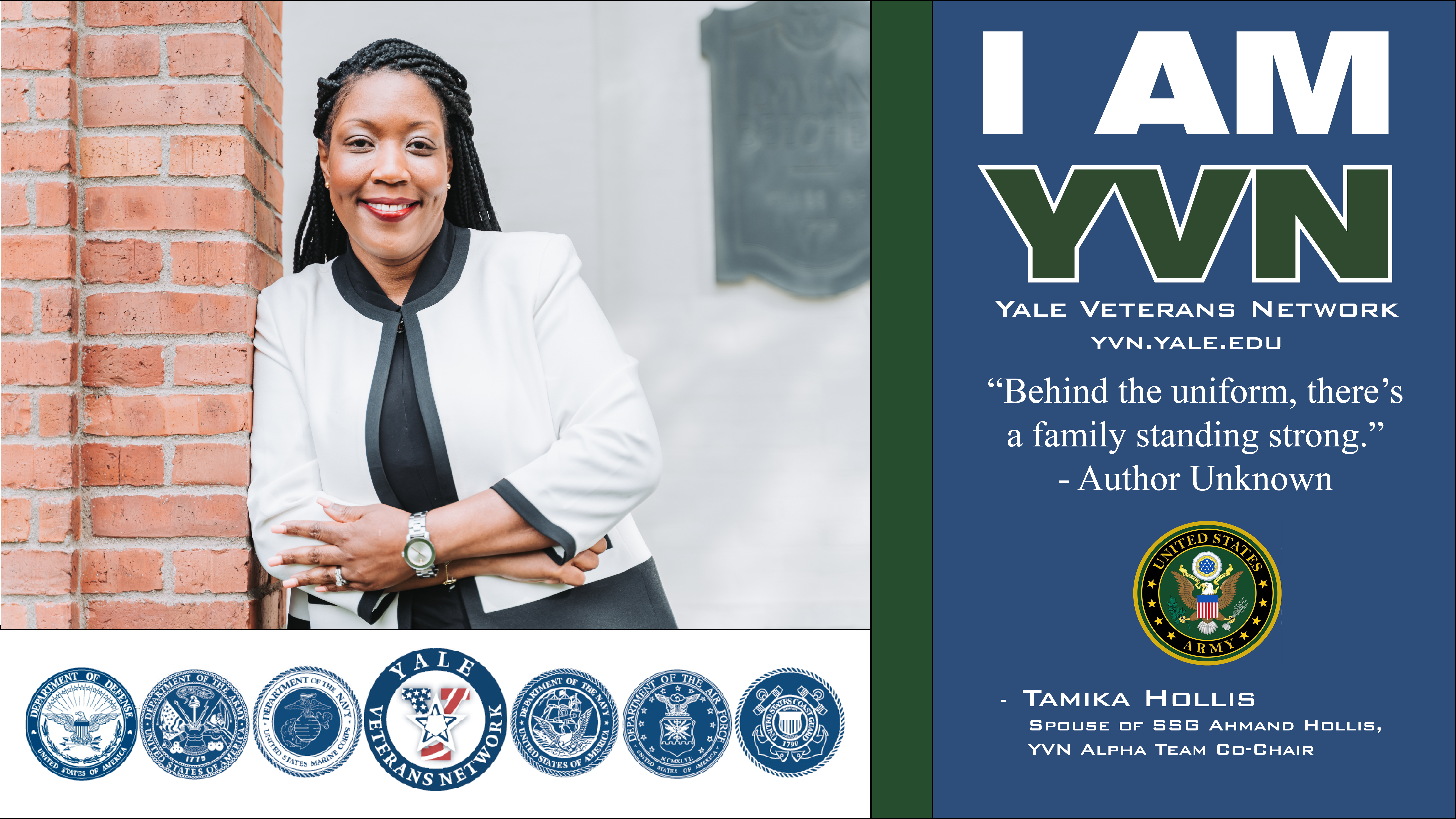 I am YVN campaign banner - Tamika Hollis