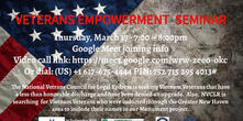 March Veterans Empowerment Seminar Flyer