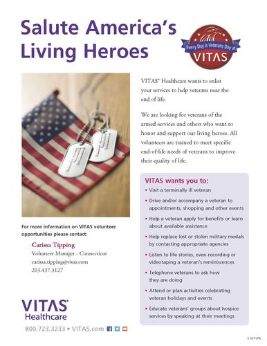 VITAS Healthcare Volunteer Flyer